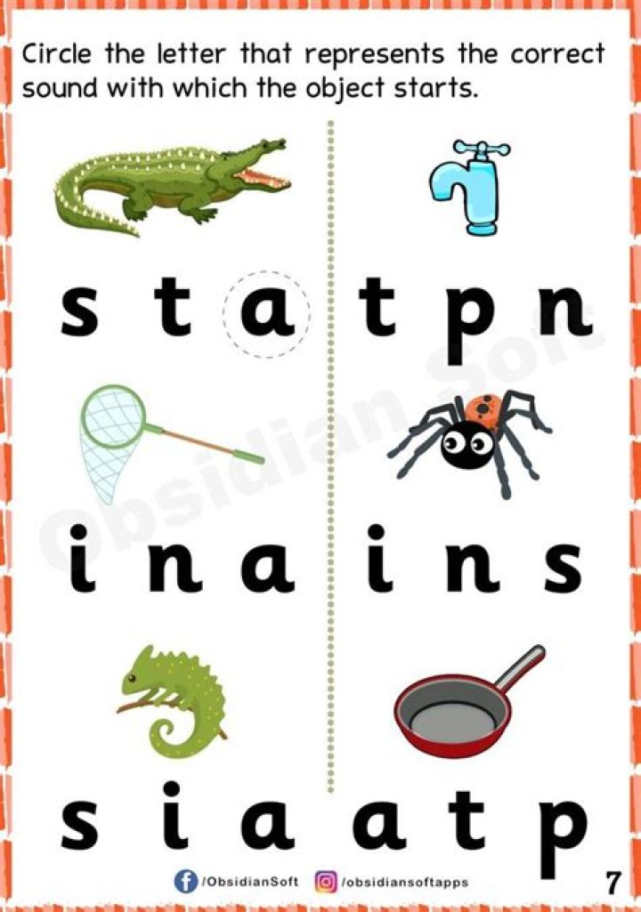 Free Jolly Phonics Worksheets for Kindergarten PDF – Printable Learning