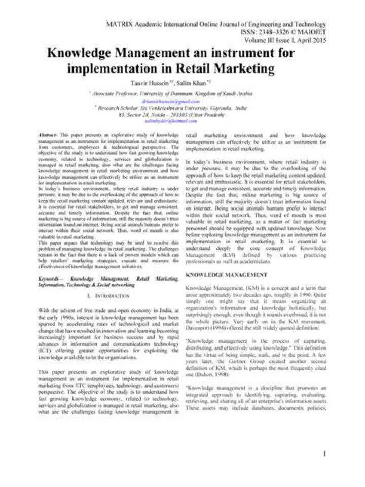 Master Journal Knowledge Management: Essential PDF Guide
