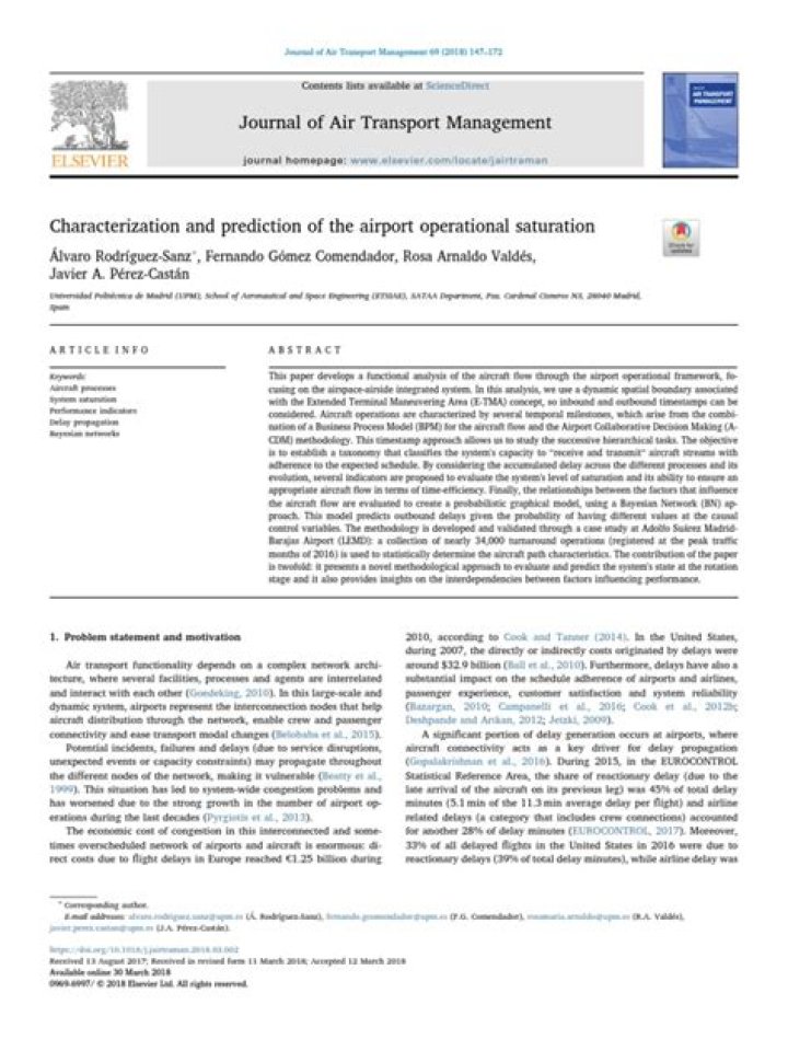Journal of Air Transport Management PDF – Expert Insights & Research