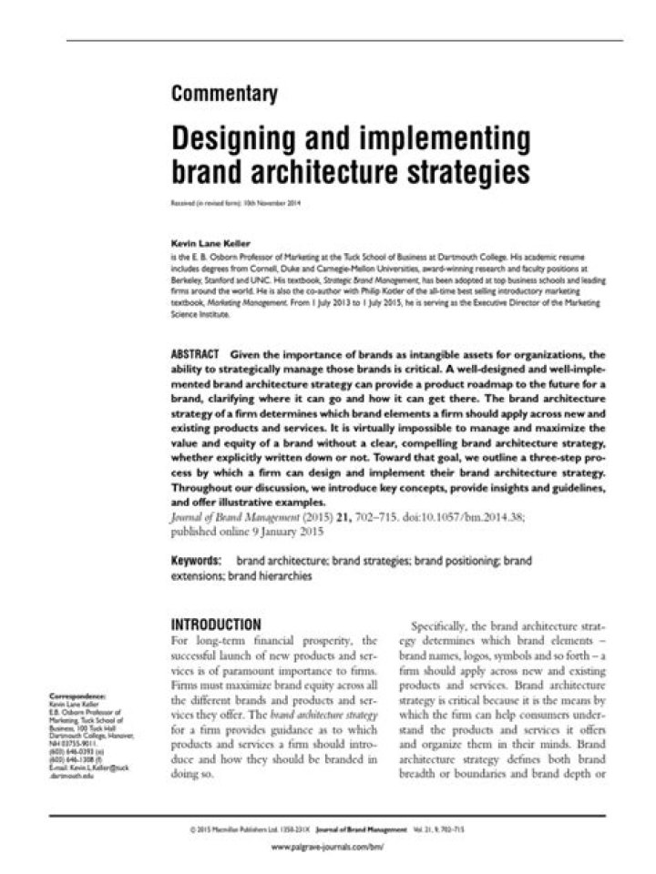 Journal of Brand Management PDF: Expert Insights & Strategies