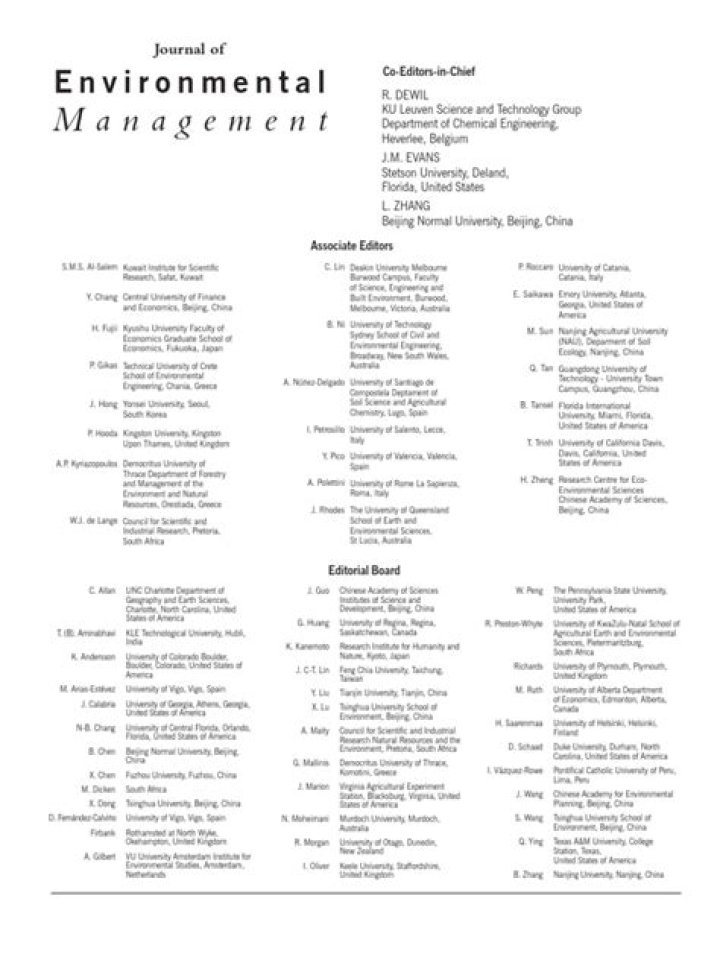 Journal of Environmental Management PDF: Key Insights and Practical Applications