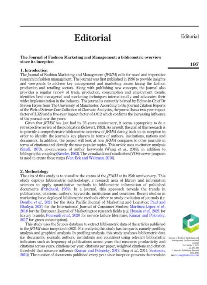 Fashion Marketing & Management PDF Journal: Key Insights & Strategies