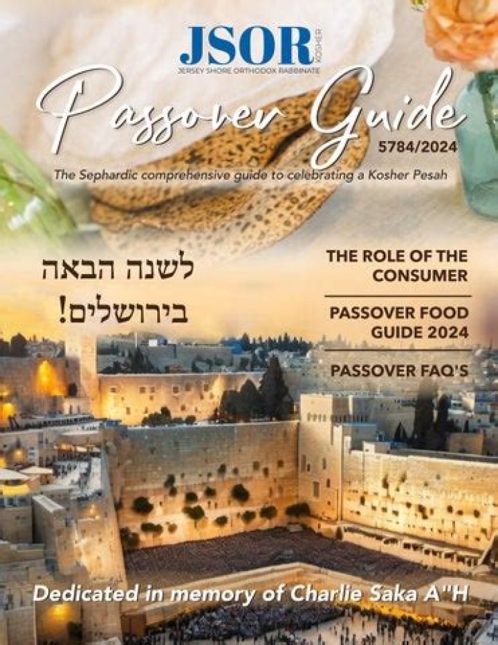 2025 Jsor Passover List PDF: Complete Seder Guide & Ingredients