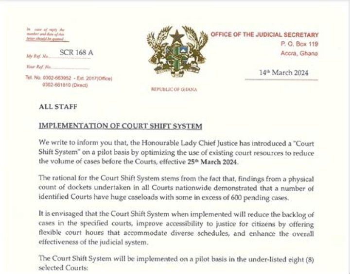 Ghana Judicial Service: Complete List of Chief Justices PDF
