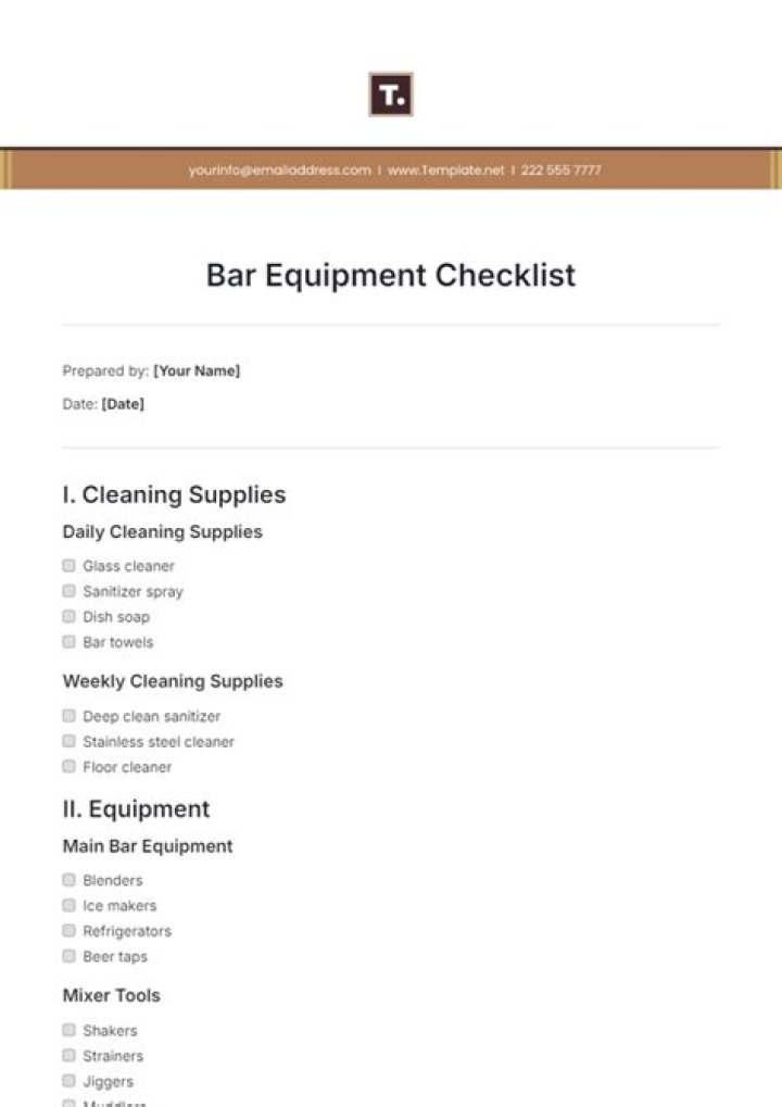 Essential Juice Bar Equipment List PDF for Startup Success