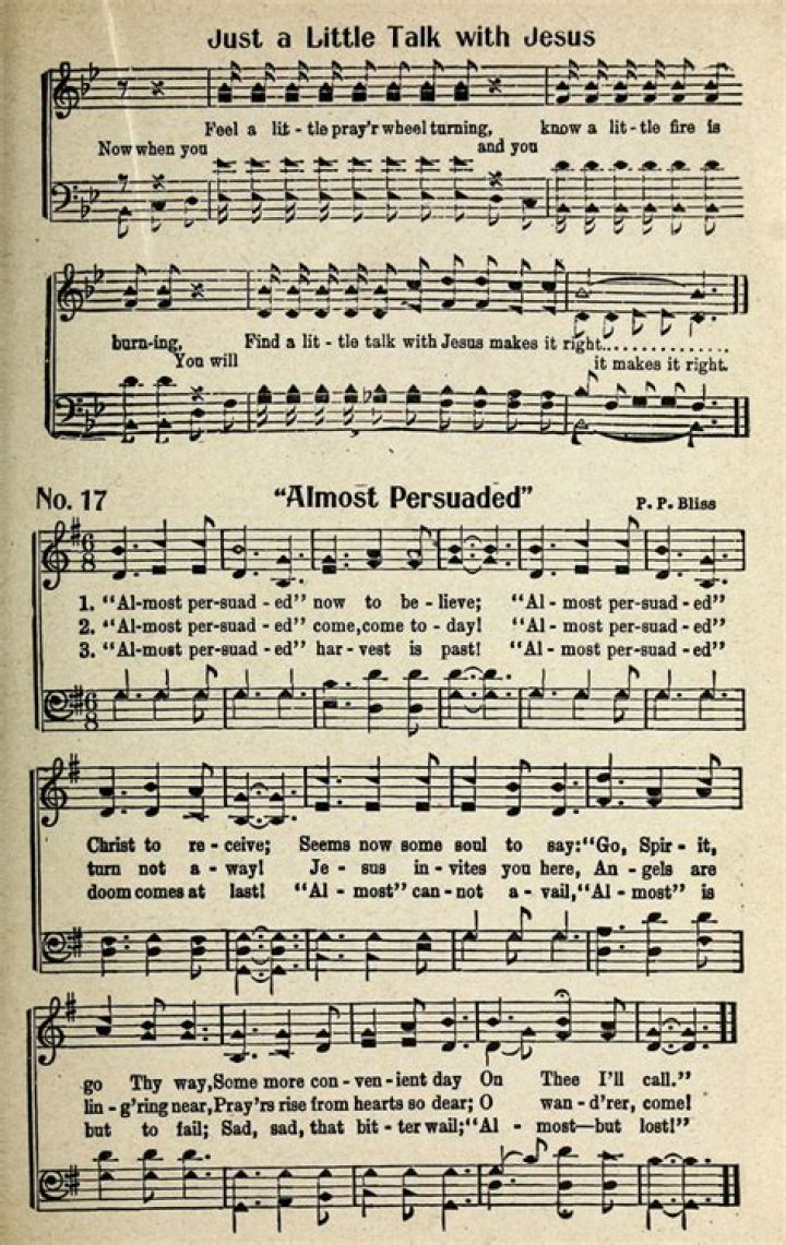 Free Just a Little Talk with Jesus Sheet Music PDF – Download Now