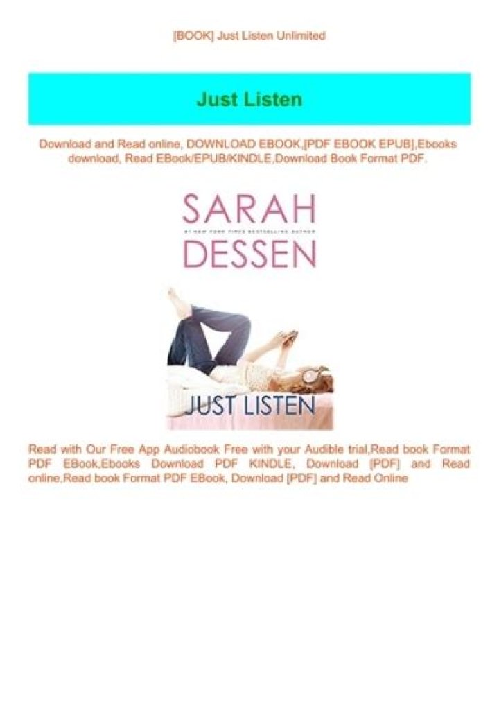 Just Listen PDF Download: Instant Audio Files for Easy Access