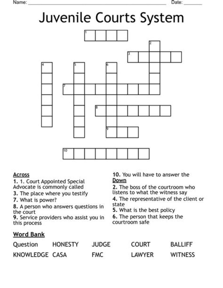 Free Juvenile Justice Worksheets PDF – Download Legal Resources for Youth Cases