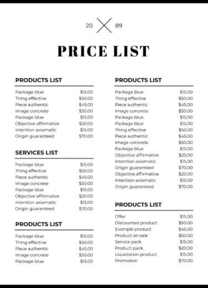 Kaiser Cosmetic Services 2023 Price List PDF – Affordable Beauty Treatments