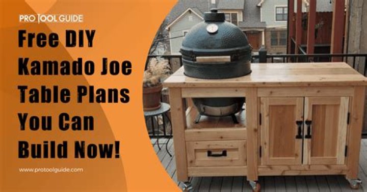 Kamado Joe Jr Table Plans PDF – Build Your Classic Outdoor Grill