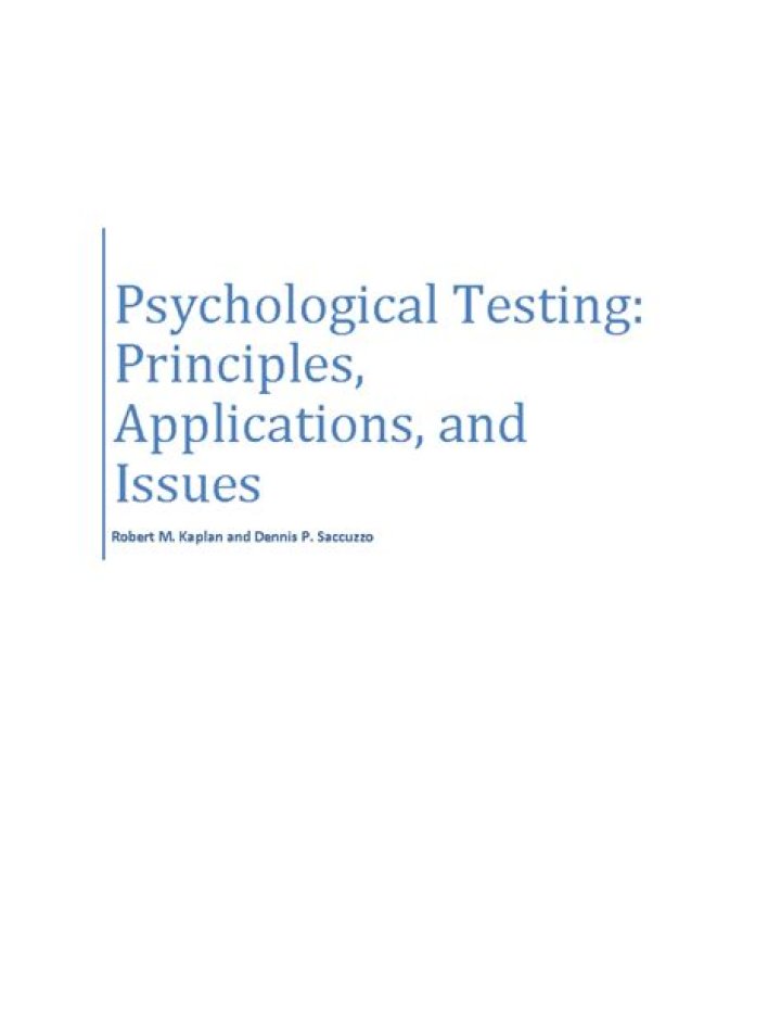 Kaplan Psychological Testing PDF: Expert Guide & Analysis
