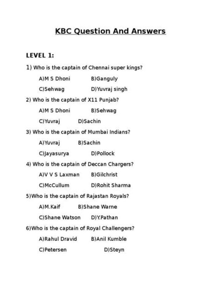 KBC Questions and Answers PDF – Perfect Study Guide