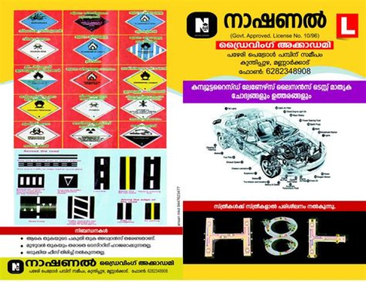 Kerala Driving License Learners Test Book PDF – Download Now
