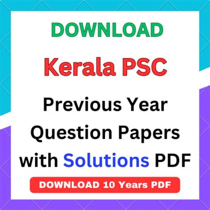 Kerala PSC Previous Year Question Papers PDF: Solve Past Exams