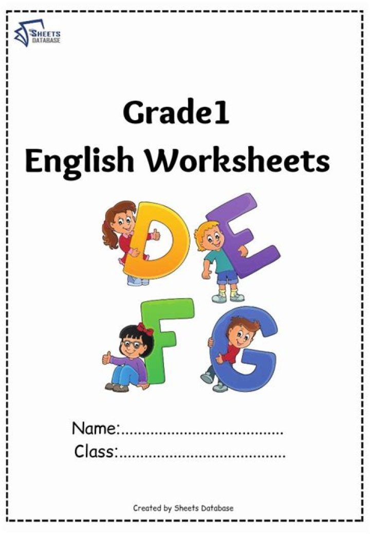 Key Stage 1 English Worksheets PDF: Free Downloadable Packs