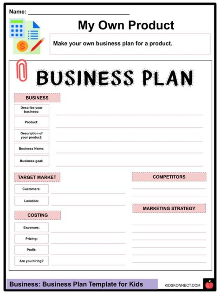 Kid Business Plan PDF: Step-by-Step Guide for Young Entrepreneurs