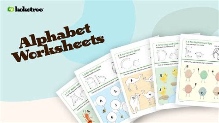 Free Kindergarten Alphabet Worksheets PDF for Instant Download