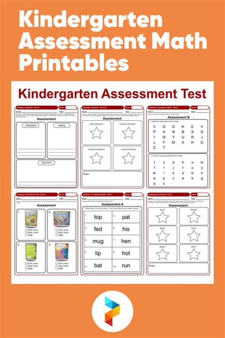 Kindergarten End of Year Test PDF – Free Sample Assessments