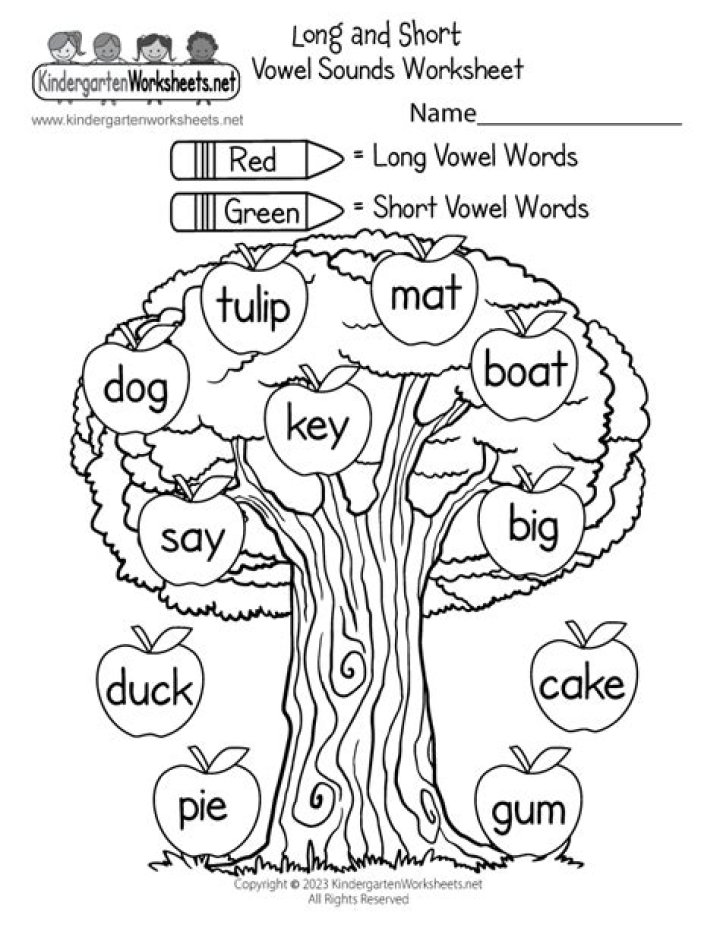 Free Printable Kindergarten English Worksheets PDF – Instant Download