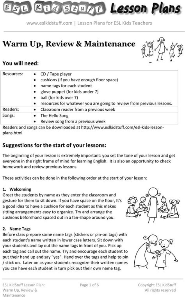 Kindergarten ESL Lesson Plans PDF: Fun & Effective Learning Activities