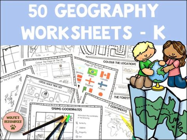 Free Kindergarten Geography Worksheets PDF for Early Learners