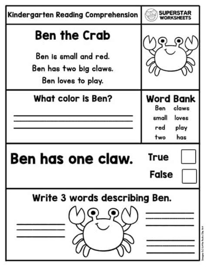 Free Kindergarten Language Arts Worksheets PDF – Download Now