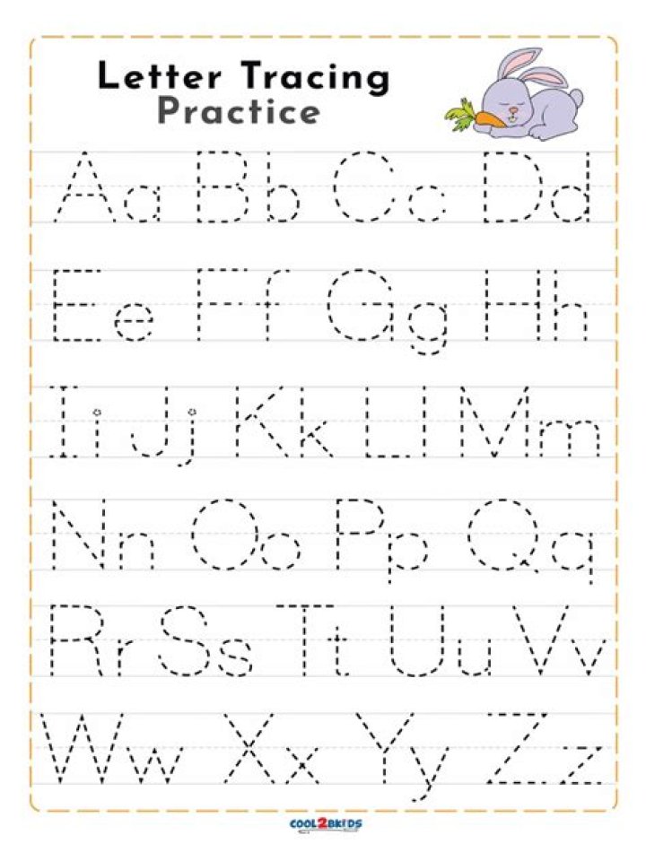 Kindergarten Letter Tracing Worksheets PDF for Fun Early Literacy Practice