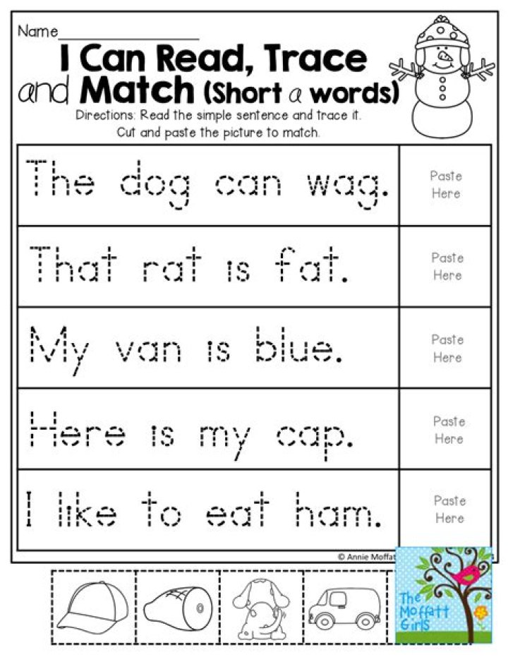 Free Kindergarten Literacy Worksheets PDF for Early Readers
