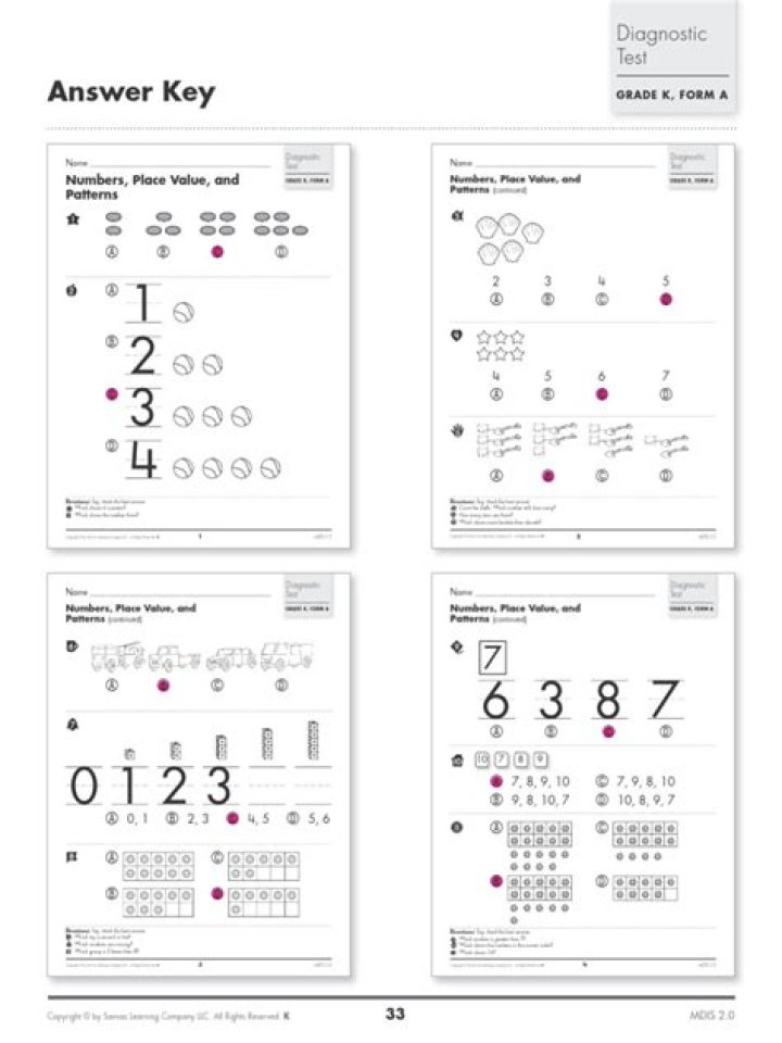 Kindergarten Math Diagnostic Test PDF – Instant Results & Skill Assessment