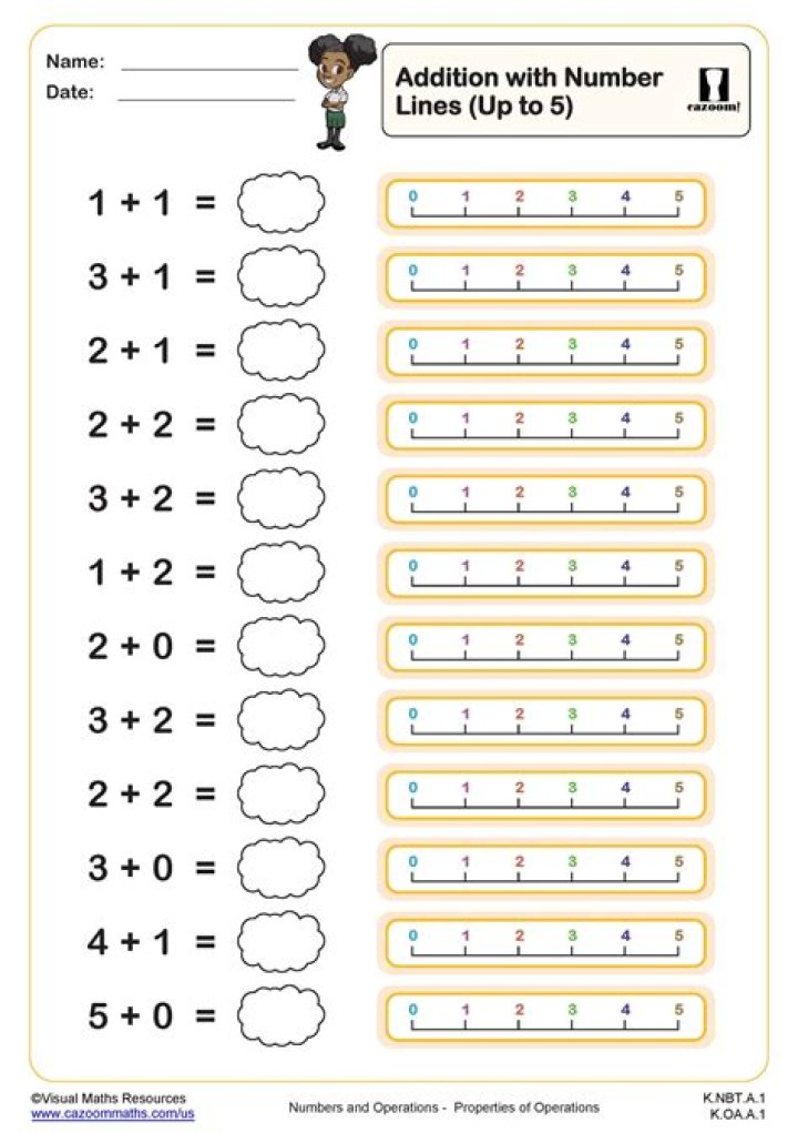 Free Printable Kindergarten Math Worksheets PDF for Early Learning