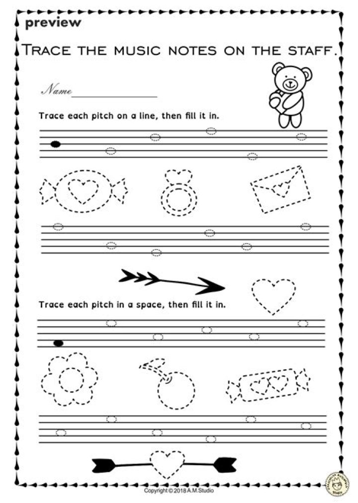 Free Kindergarten Music Worksheets PDF for Early Learning