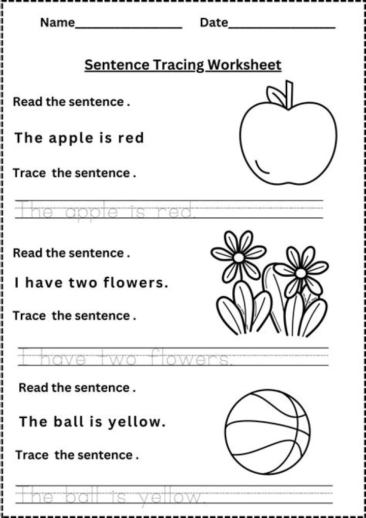 Free Kindergarten Practice Worksheets PDF for Early Learning