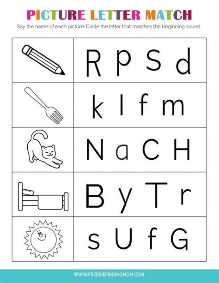 Free Kindergarten Print Out Worksheets PDF – Download Now