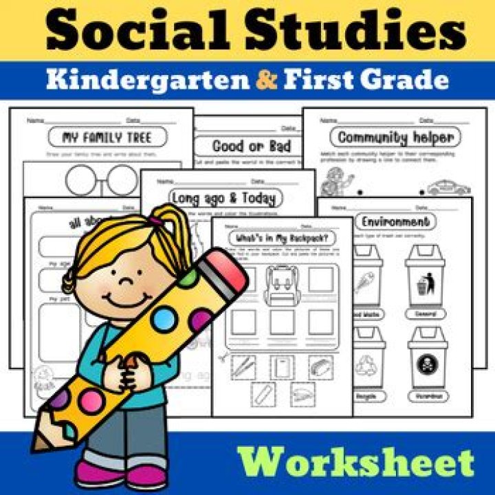 Free Kindergarten Social Studies Worksheets PDF for Instant Download