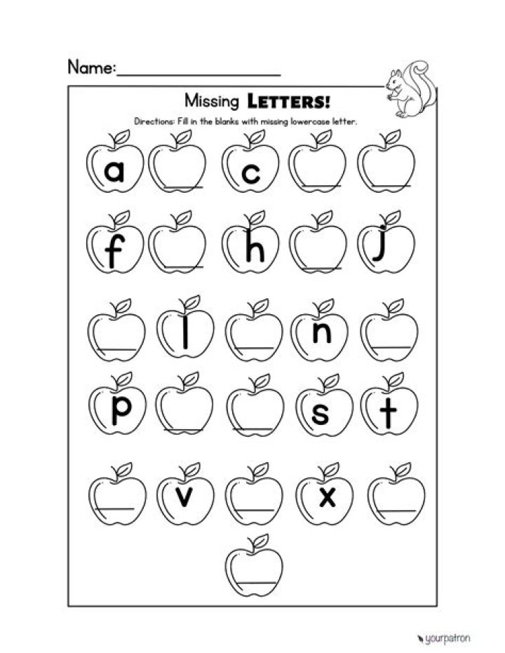 Free Kindergarten English Worksheets PDF – Downloadable Printable PDFs