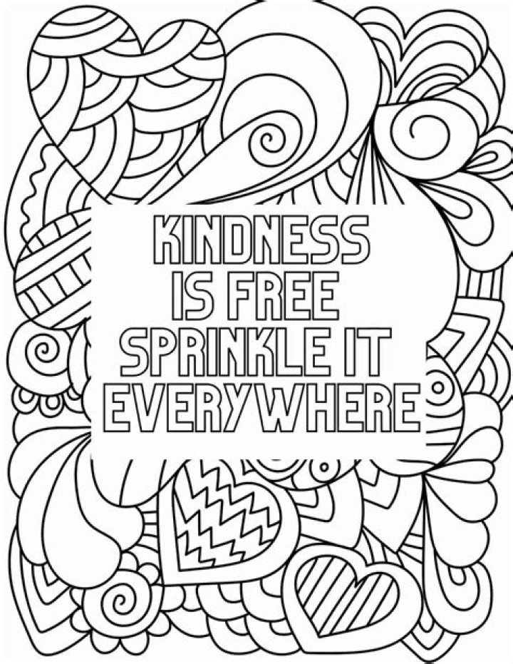 Kindness Coloring Sheets PDF – Free Printable PDFs for All Ages
