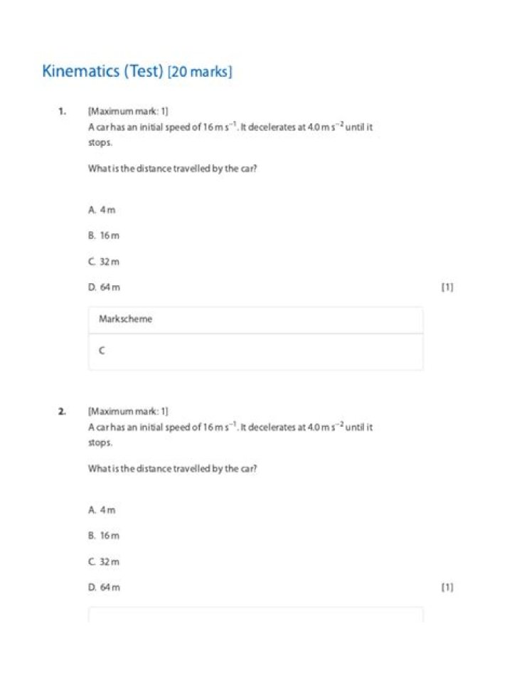 Kinematics Test PDF Guide: Analyze Motion & Performance