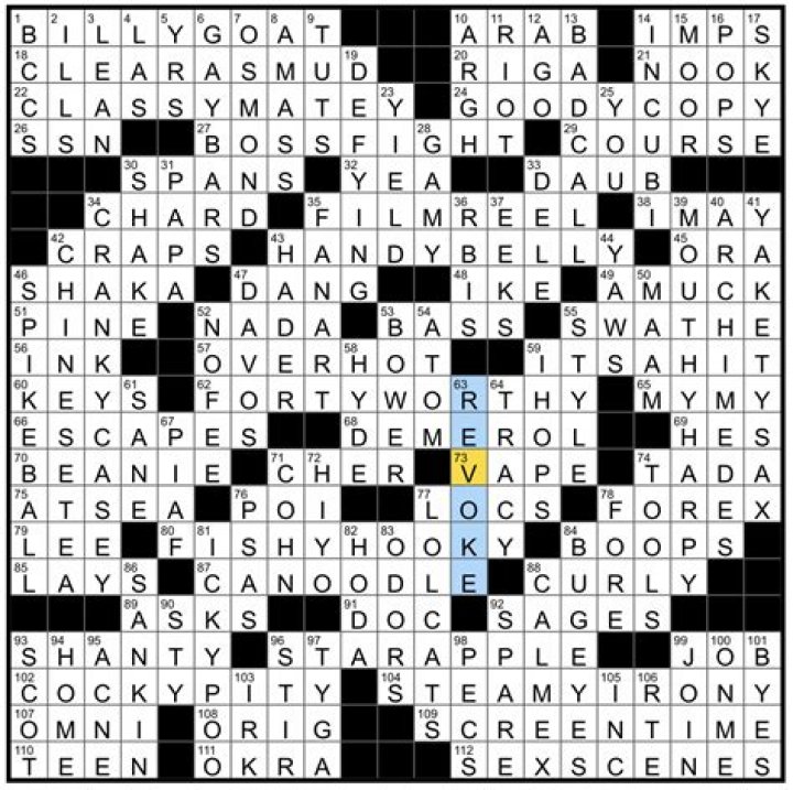 King Crossword Puzzle Answers Today Free PDF Download