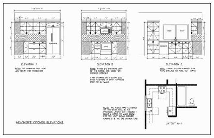 Kitchen Design Plan & Elevation PDF for Perfect Home Layout