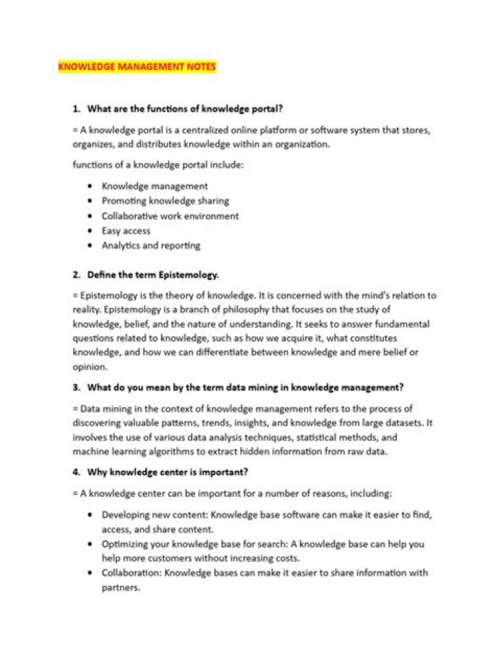 Effortless Knowledge Management Notes PDF: Streamline Your Workflow