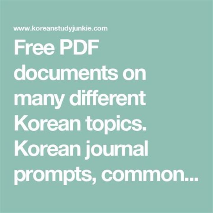 Korean Grammar List PDF: Essential Rules for Fluent Learning