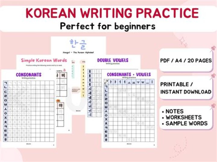 Korean Grammar Practice Worksheets PDF – Perfect for Daily Learning