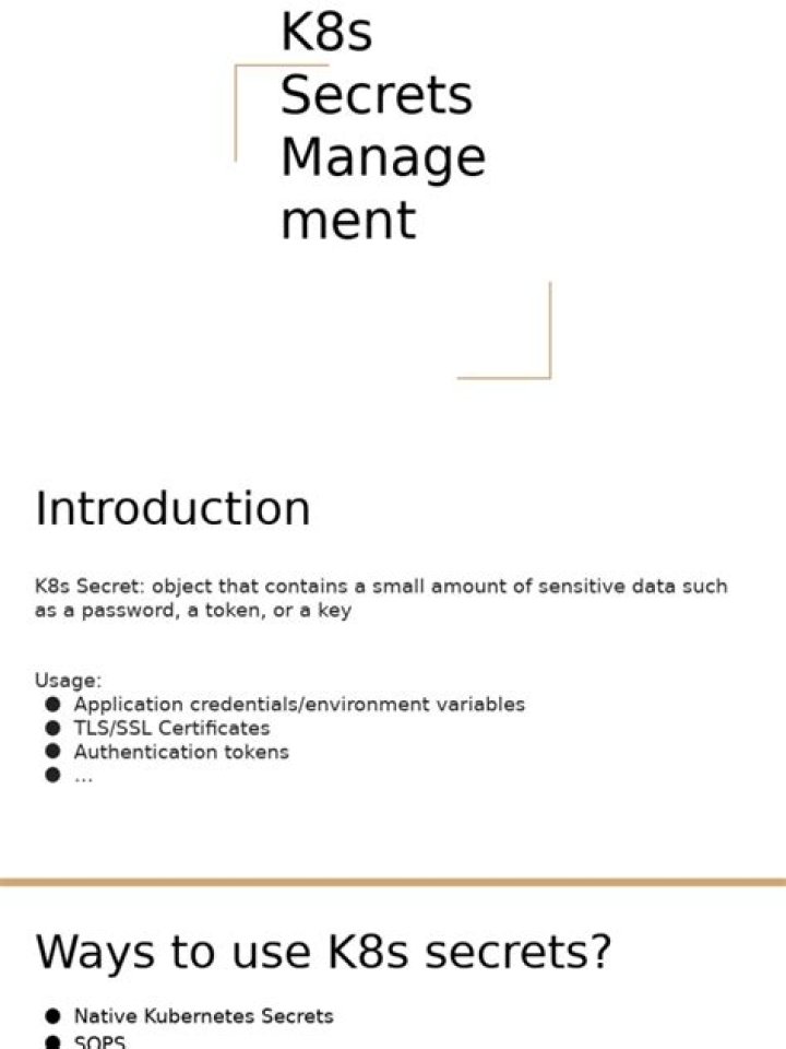 Master Kubernetes Secrets Management with Expert PDF Guide