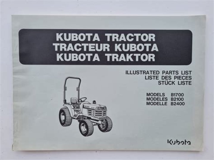 Kubota Tractor Parts Price List PDF – Affordable & Reliable Spare Parts