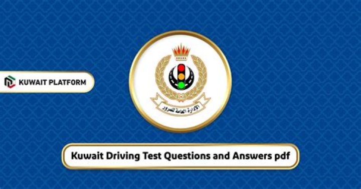 Kuwait Driving Test Paper PDF – Download Official Exam Papers