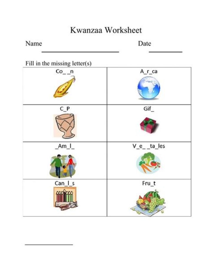 Kwanzaa Reading Comprehension Worksheets PDF – Free Printable