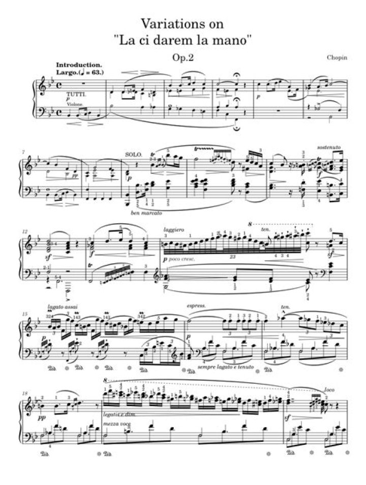La Ci Darem La Mano Sheet Music PDF Download