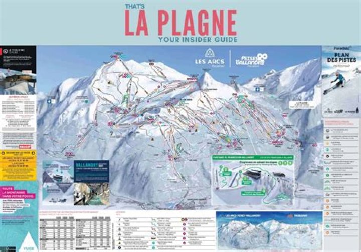 Plagne Ski Piste Plan PDF – Télécharger les Cartes de Pistes Gratuites