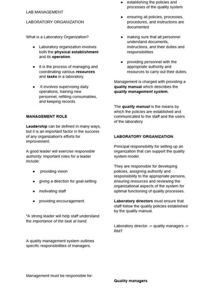 Master Laboratory Organization and Management: Essential PDF Guide