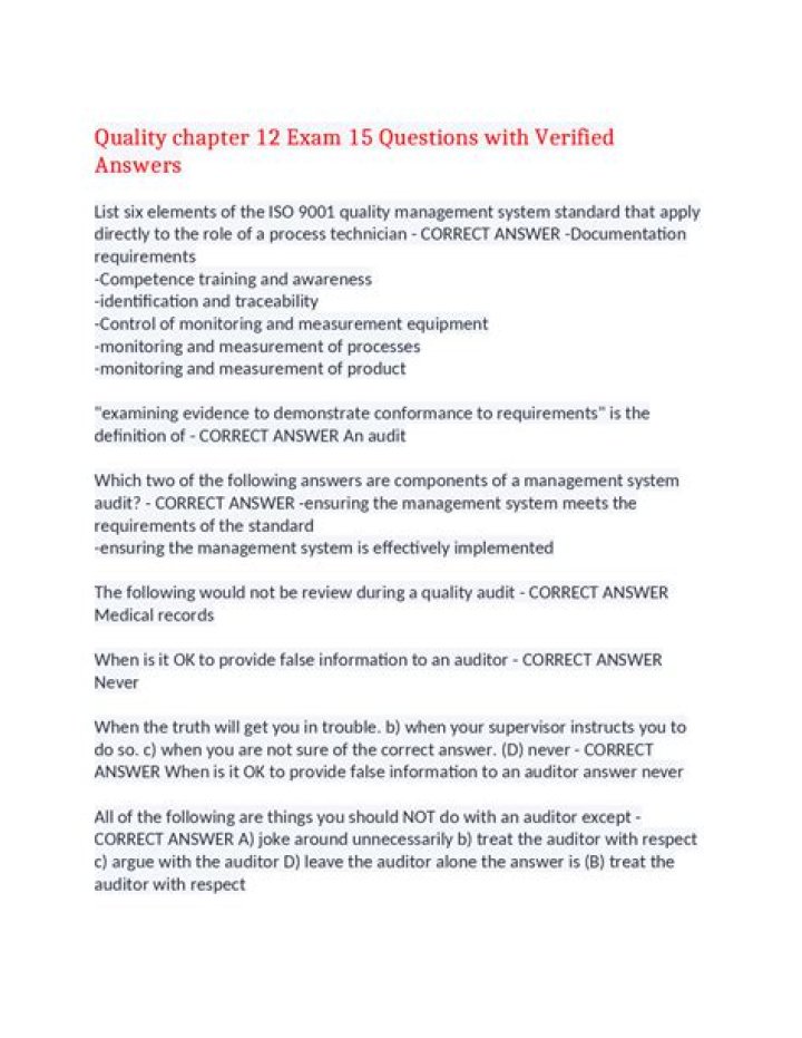 Laboratory Quality Management System Q&A PDF: Essential Questions & Answers